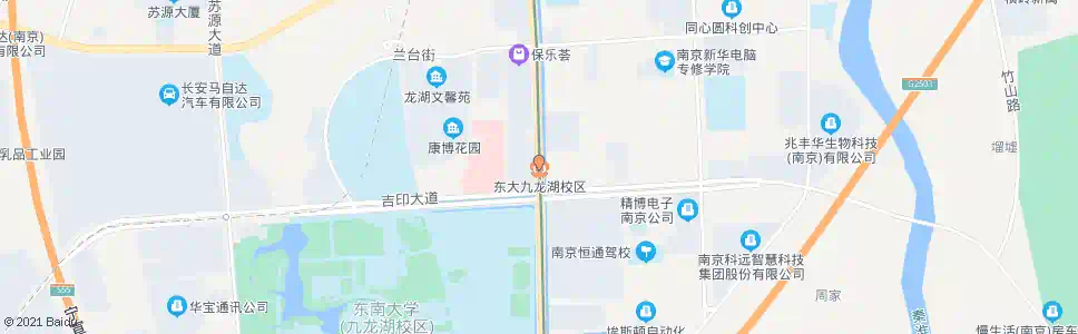 南京双龙大道吉印大道_公交站地图_南京公交_妙搜公交查询2024