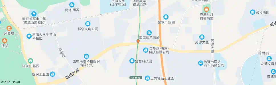 南京诚信大道北_公交站地图_南京公交_妙搜公交查询2024