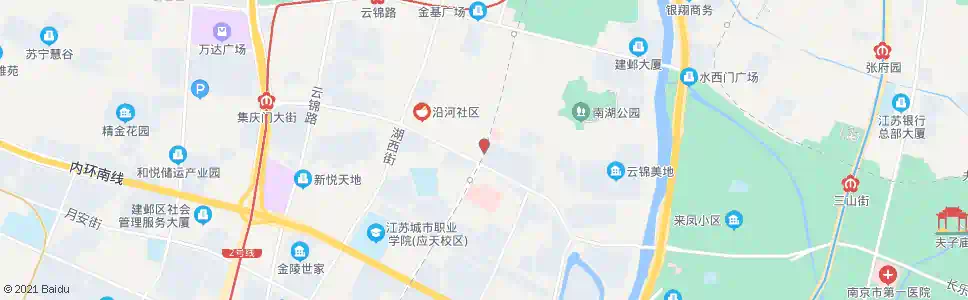 南京南湖路沿河村_公交站地图_南京公交_妙搜公交查询2024