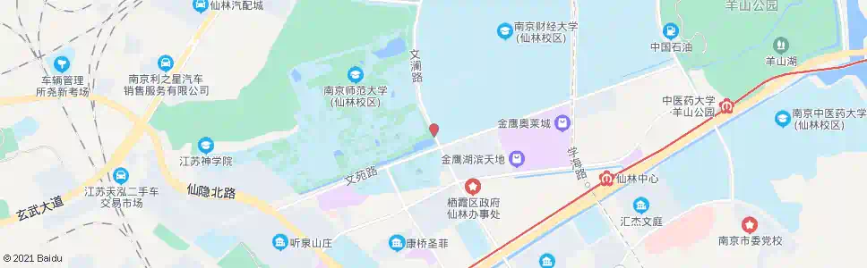 南京文澜路南_公交站地图_南京公交_妙搜公交查询2024