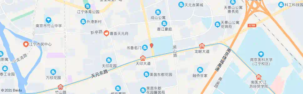 南京江宁高级中学西门_公交站地图_南京公交_妙搜公交查询2024