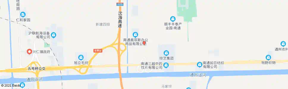 南通孙李桥中心路_公交站地图_南通公交_妙搜公交查询2024