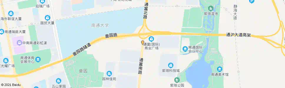 南通冠达商城_公交站地图_南通公交_妙搜公交查询2024