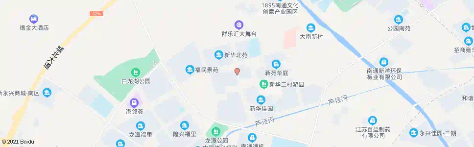 南通新华二村_公交站地图_南通公交_妙搜公交查询2024