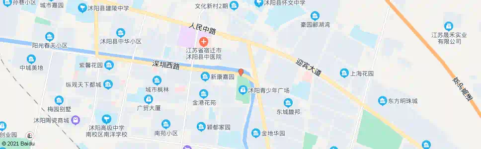 宿迁青少年广场_公交站地图_宿迁公交_妙搜公交查询2024