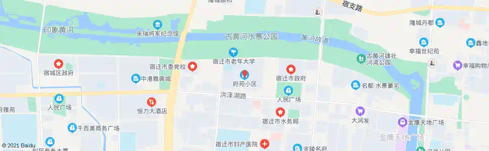 宿迁府苑小区_公交站地图_宿迁公交_妙搜公交查询2024