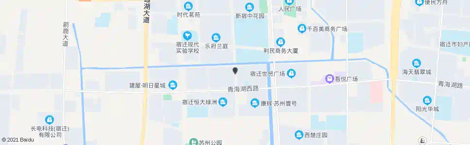 宿迁江南水岸_公交站地图_宿迁公交_妙搜公交查询2024