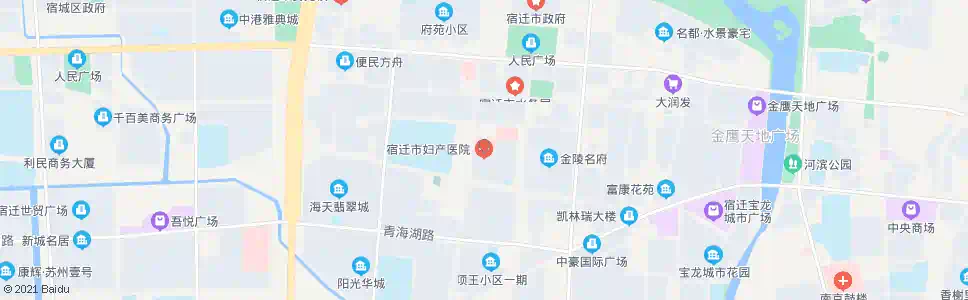 宿迁妇产医院_公交站地图_宿迁公交_妙搜公交查询2024