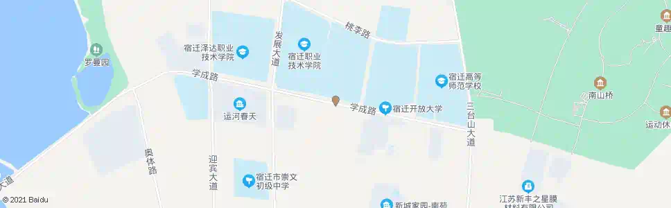 宿迁宿迁卫校_公交站地图_宿迁公交_妙搜公交查询2024