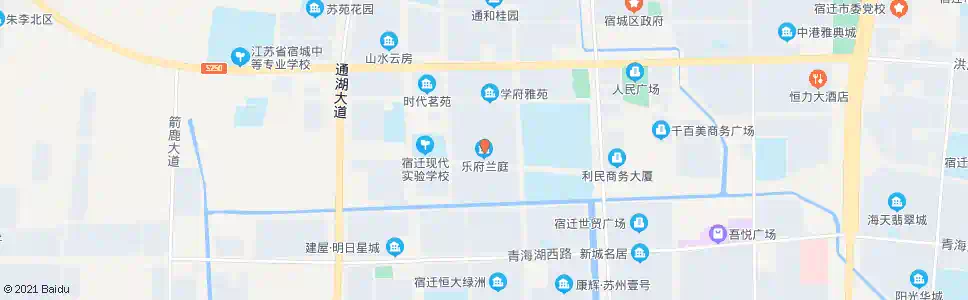 宿迁乐府兰庭_公交站地图_宿迁公交_妙搜公交查询2024