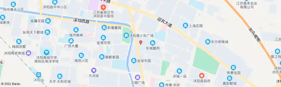 宿迁春风沂水小区_公交站地图_宿迁公交_妙搜公交查询2024