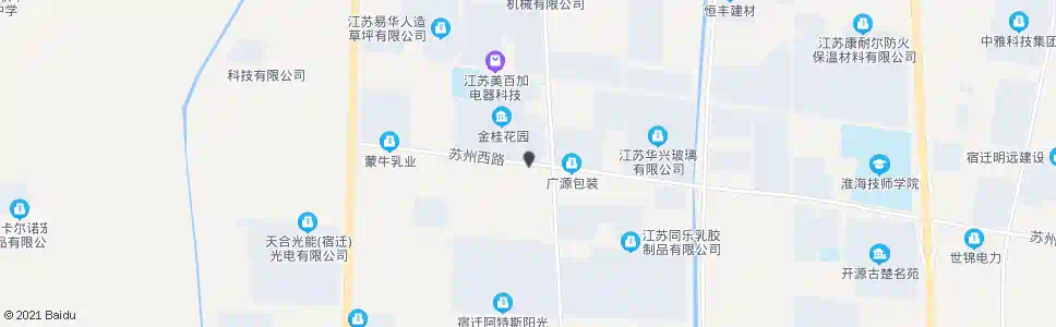 宿迁金桂花园南门_公交站地图_宿迁公交_妙搜公交查询2024