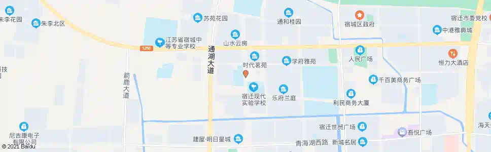 宿迁交警支队_公交站地图_宿迁公交_妙搜公交查询2024