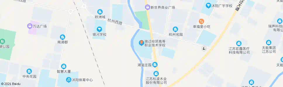 宿迁经贸学院_公交站地图_宿迁公交_妙搜公交查询2024