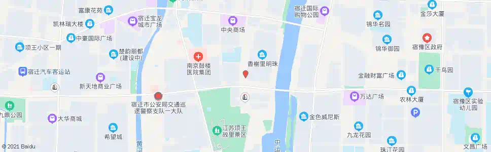 宿迁新南菜市_公交站地图_宿迁公交_妙搜公交查询2024