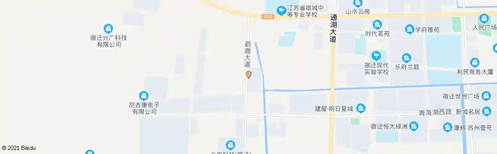 宿迁箭鹿集团_公交站地图_宿迁公交_妙搜公交查询2024