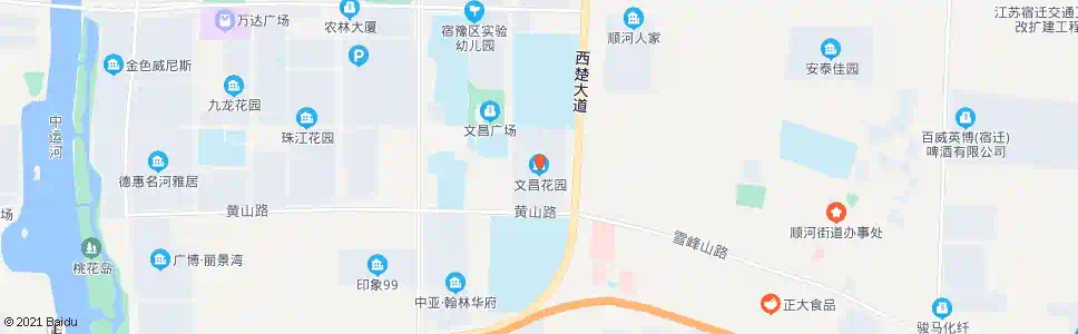 宿迁文昌花园_公交站地图_宿迁公交_妙搜公交查询2024