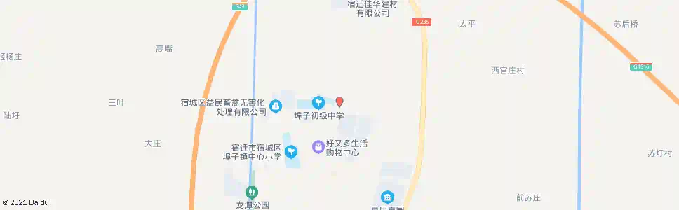 宿迁南蔡岔路口_公交站地图_宿迁公交_妙搜公交查询2024