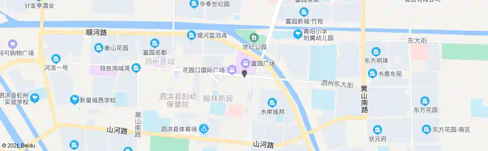 宿迁百货大楼(泗州中大街)_公交站地图_宿迁公交_妙搜公交查询2024