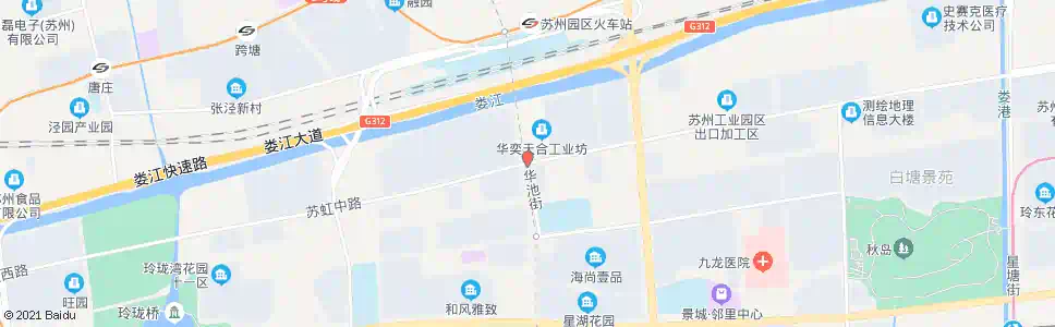 苏州华池街北_公交站地图_苏州公交_妙搜公交查询2024