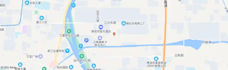 苏州三里桥_公交站地图_苏州公交_妙搜公交查询2024