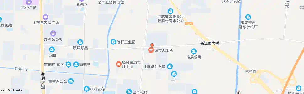 苏州新泾公寓_公交站地图_苏州公交_妙搜公交查询2024