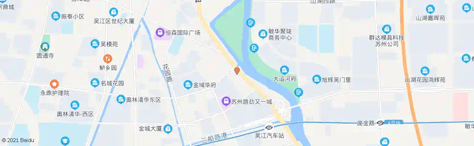 苏州大发电器市场_公交站地图_苏州公交_妙搜公交查询2024