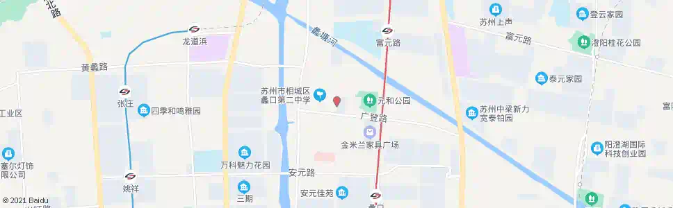 苏州蠡苑路南_公交站地图_苏州公交_妙搜公交查询2024