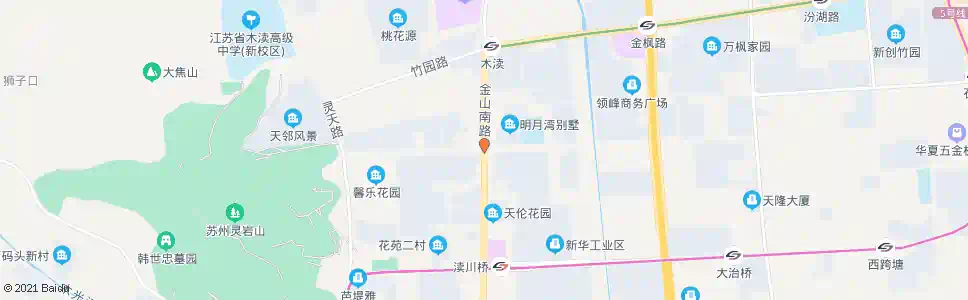 苏州木渎范仲淹实验小学_公交站地图_苏州公交_妙搜公交查询2024