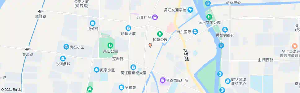 苏州松陵小学_公交站地图_苏州公交_妙搜公交查询2024