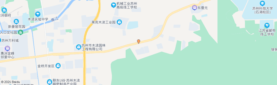 苏州花园山村(大华市场)_公交站地图_苏州公交_妙搜公交查询2024