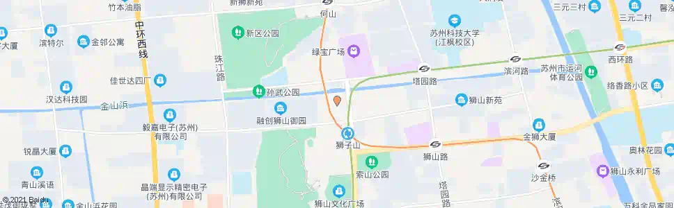 苏州客运西站南_公交站地图_苏州公交_妙搜公交查询2024