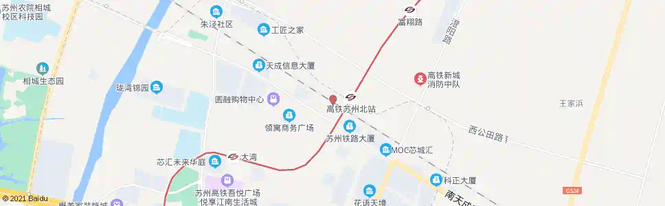 苏州长安南路_公交站地图_苏州公交_妙搜公交查询2024