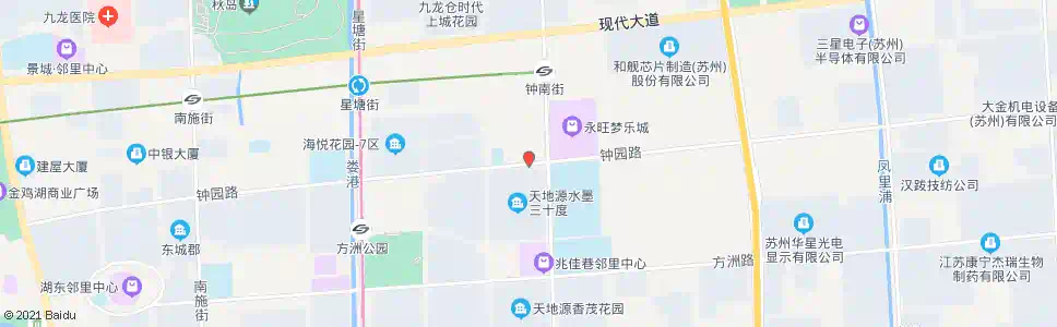 苏州水墨花园_公交站地图_苏州公交_妙搜公交查询2024