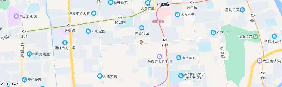 苏州新技术产业园_公交站地图_苏州公交_妙搜公交查询2024