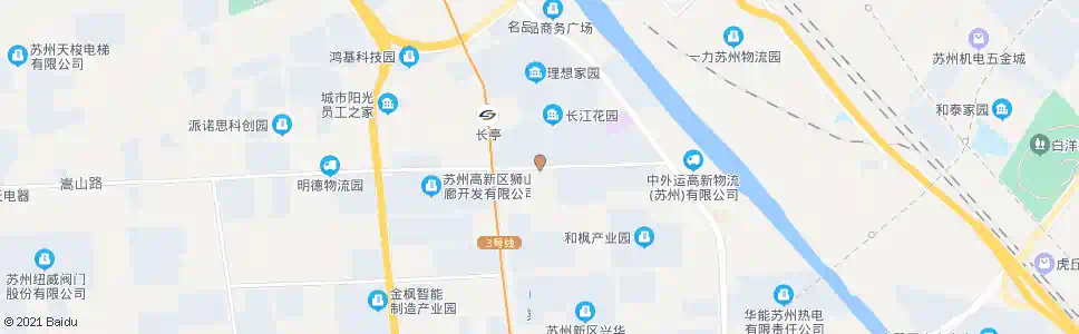 苏州长江花园南_公交站地图_苏州公交_妙搜公交查询2024