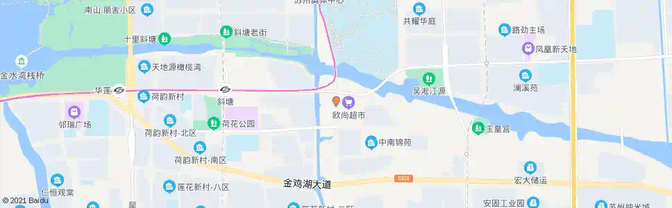 苏州敦煌路东_公交站地图_苏州公交_妙搜公交查询2024