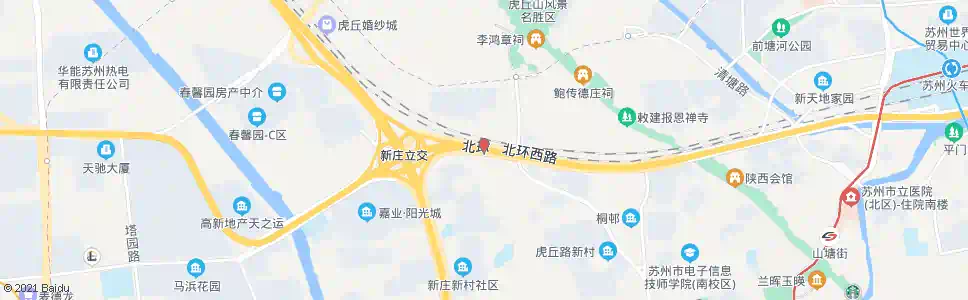 苏州观景新村_公交站地图_苏州公交_妙搜公交查询2024