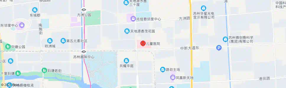 苏州儿童医院_公交站地图_苏州公交_妙搜公交查询2024