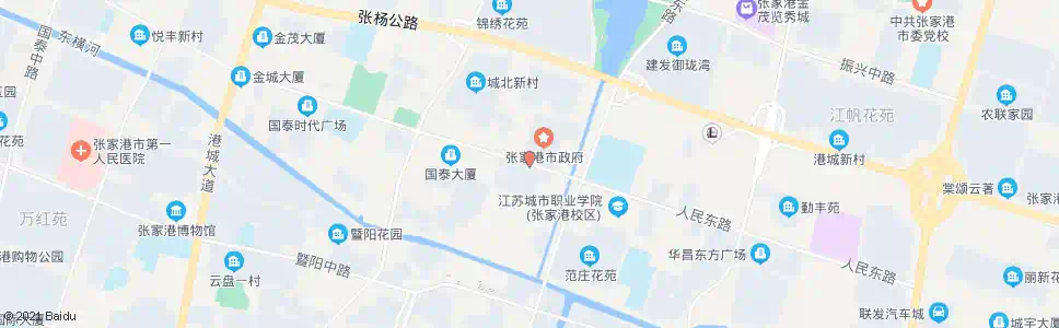 苏州市政府(张家港)_公交站地图_苏州公交_妙搜公交查询2024