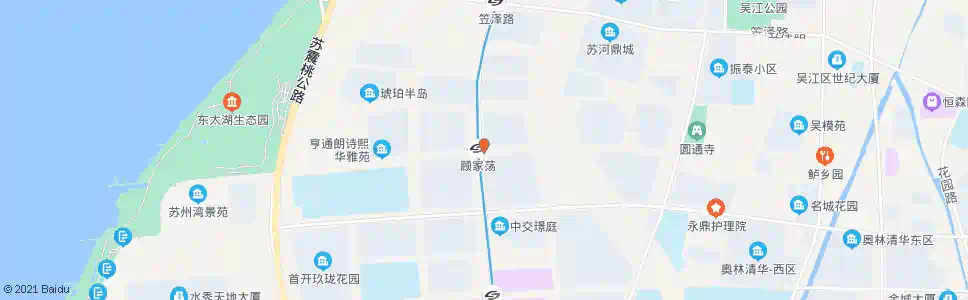 苏州顾家荡路秋枫街口_公交站地图_苏州公交_妙搜公交查询2024