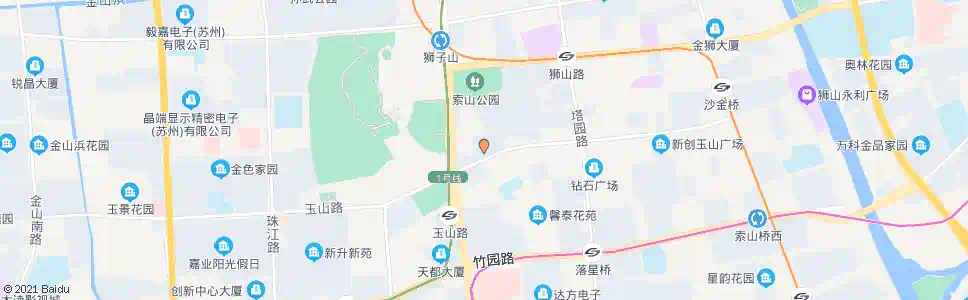 苏州御花园_公交站地图_苏州公交_妙搜公交查询2024