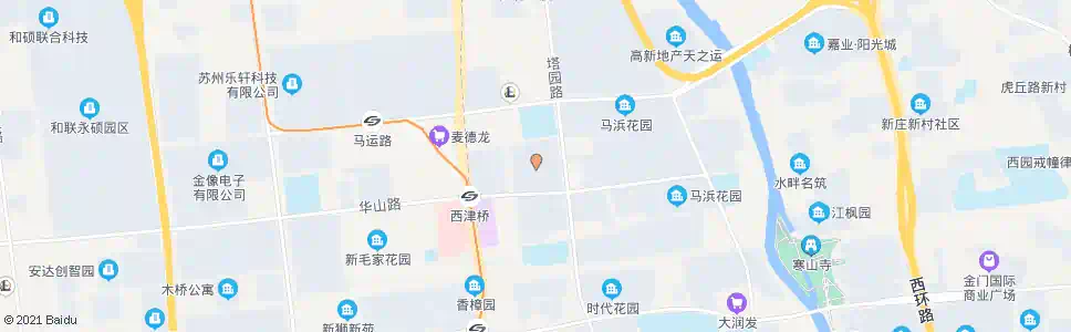 苏州东浜新苑_公交站地图_苏州公交_妙搜公交查询2024