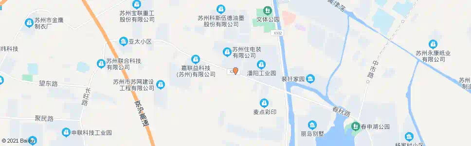 苏州住电装_公交站地图_苏州公交_妙搜公交查询2024