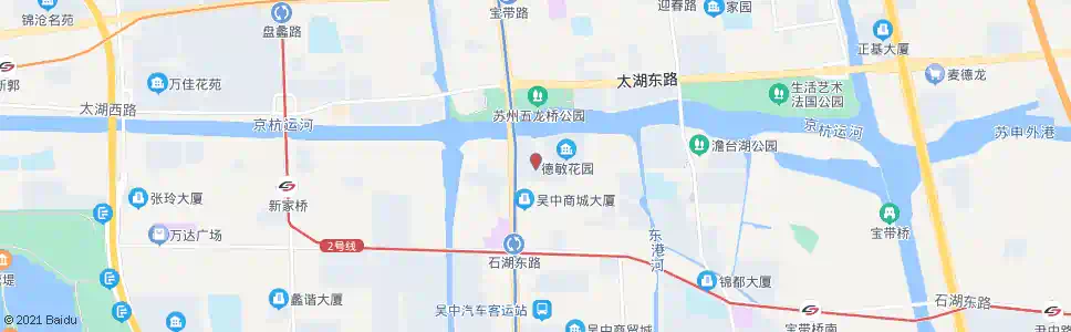 苏州碧波花园_公交站地图_苏州公交_妙搜公交查询2024