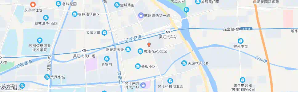 苏州长安路长板路北_公交站地图_苏州公交_妙搜公交查询2024