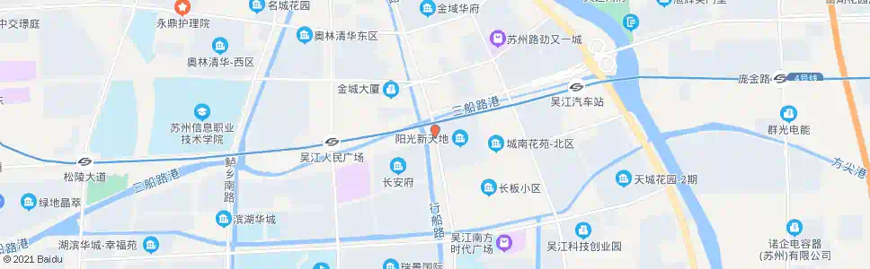 苏州阳光新天地_公交站地图_苏州公交_妙搜公交查询2024