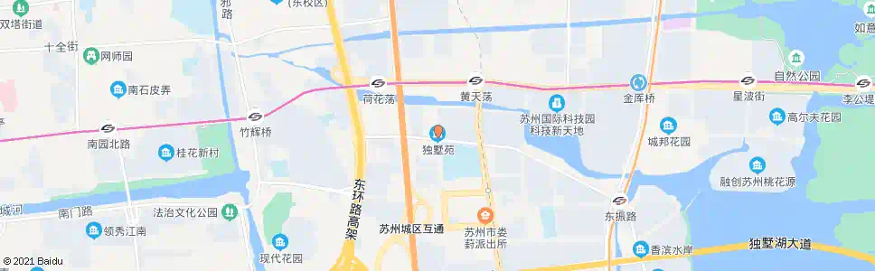 苏州独墅苑_公交站地图_苏州公交_妙搜公交查询2024