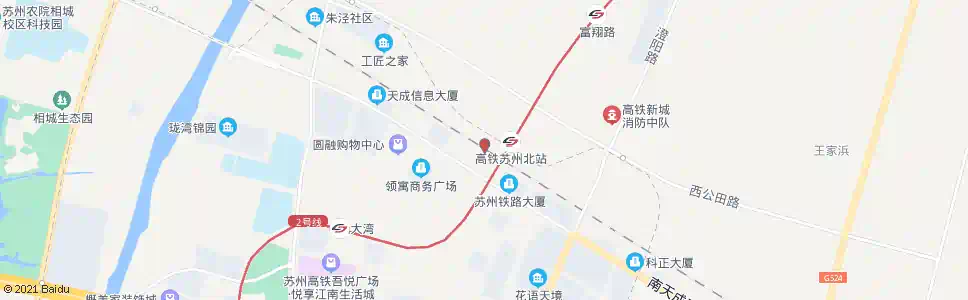 苏州鹿北站_公交站地图_苏州公交_妙搜公交查询2024