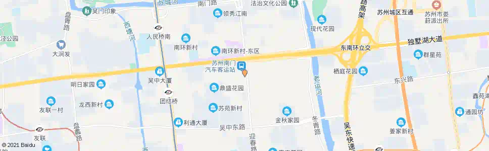 苏州东门_公交站地图_苏州公交_妙搜公交查询2024